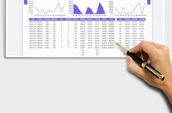 簡(jiǎn)約店鋪成本利潤(rùn)表免費(fèi)下載