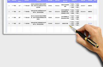 項目爭議事項統(tǒng)計表免費下載