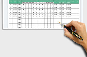 2023收尾安全檢查記錄表免費下載
