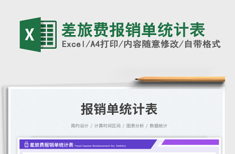 差旅費報銷單統(tǒng)計表免費下載