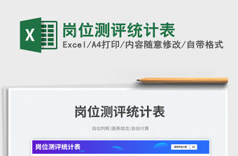 崗位測(cè)評(píng)統(tǒng)計(jì)表免費(fèi)下載