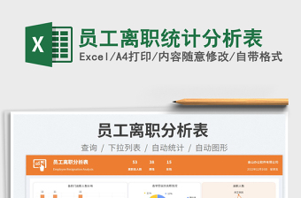 員工離職統(tǒng)計(jì)分析表免費(fèi)下載