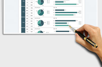 產量季度分析統計報表免費下載