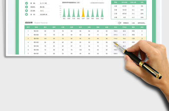 2023班級學生成績統計表免費下載