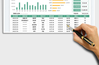 費用報銷表-自動匯總免費下載
