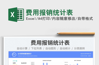 2023費用報銷統(tǒng)計表免費下載