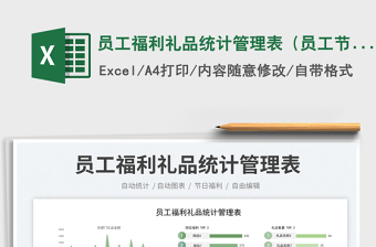 員工福利禮品統(tǒng)計管理表（員工節(jié)日福利）免費下載