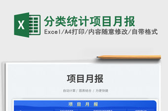 分類統(tǒng)計項目月報免費下載