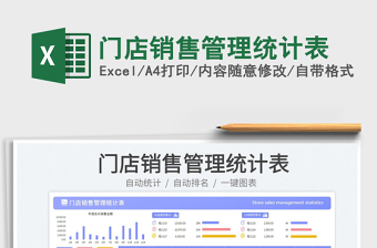 門店銷售管理統(tǒng)計表免費下載