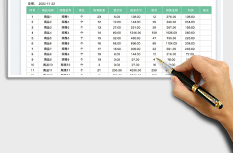 銷售日報表免費下載