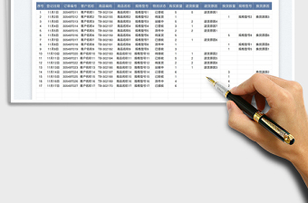2023退換貨統(tǒng)計管理表免費下載