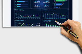 年度銷售總結(jié)可視化數(shù)據(jù)看板免費(fèi)下載