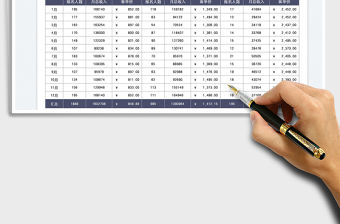 鋼琴培訓收入年度統計表免費下載