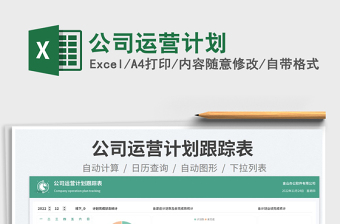 2023公司運營計劃免費下載