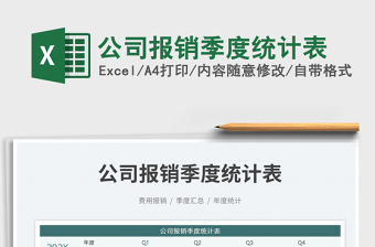2023公司報(bào)銷季度統(tǒng)計(jì)表免費(fèi)下載