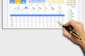 年度財務(wù)經(jīng)營數(shù)據(jù)分析表免費下載