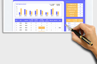 藍(lán)色簡(jiǎn)約匯總統(tǒng)計(jì)編制計(jì)劃表免費(fèi)下載
