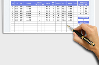 人员培训考核表免费下载