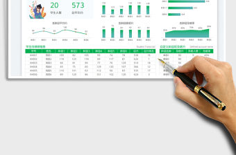 2023學生成績統計分析表免費下載