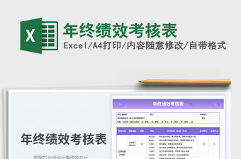 2023年終績效考核表免費下載