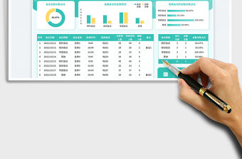 簡(jiǎn)約通用自動(dòng)計(jì)算會(huì)議簽到統(tǒng)計(jì)表免費(fèi)下載