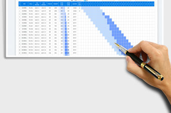 2023項目進度計劃管理-甘特圖免費下載