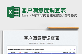客戶滿意度調(diào)查表免費下載