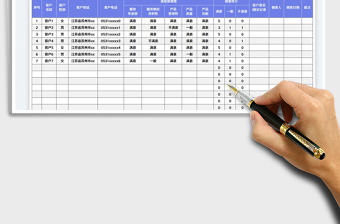 客戶滿意度調(diào)查表免費(fèi)下載
