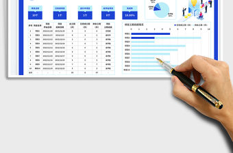 2023自動統計狀態項目進度表免費下載