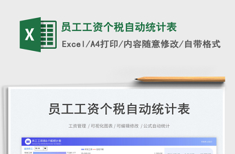 2023員工工資個(gè)稅自動(dòng)統(tǒng)計(jì)表免費(fèi)下載