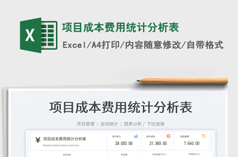 項(xiàng)目成本費(fèi)用統(tǒng)計(jì)分析表免費(fèi)下載