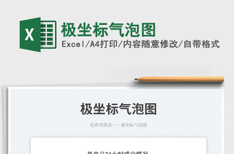 極坐標氣泡圖免費下載