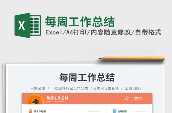 每周工作總結免費下載