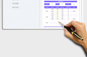 2023自動標記項目風險管理表免費下載