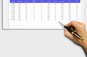 2023工廠產(chǎn)銷統(tǒng)計表免費下載