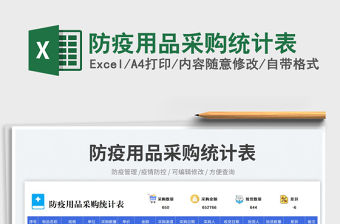 2023防疫用品采購(gòu)統(tǒng)計(jì)表免費(fèi)下載