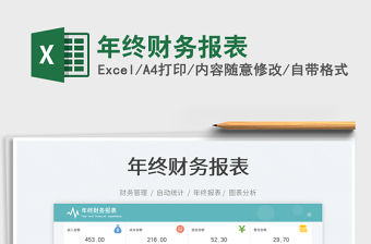 2023年終財務(wù)報表免費下載