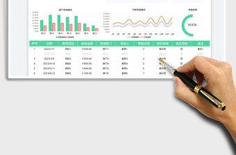 2023部門費用報銷記錄表-報銷記錄免費下載