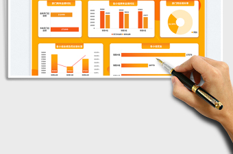 开门红销售业绩可视化报表免费下载