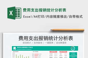 費(fèi)用支出報(bào)銷統(tǒng)計(jì)分析表免費(fèi)下載