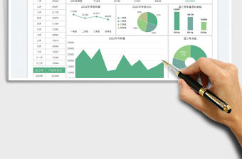 產(chǎn)品年度銷量分析圖免費下載