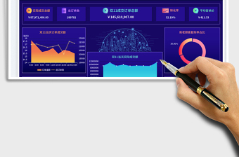 2023双十一销售数据可视化报表免费下载