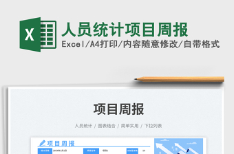 人員統(tǒng)計項目周報免費(fèi)下載