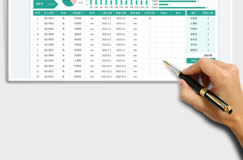 2023員工離職登記表-統(tǒng)計(jì)分析表免費(fèi)下載