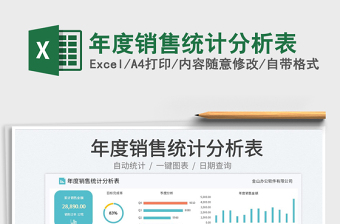 年度銷售統(tǒng)計(jì)分析表免費(fèi)下載