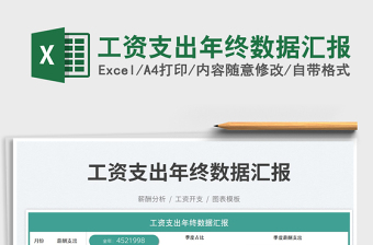 工資支出年終數(shù)據(jù)匯報(bào)免費(fèi)下載