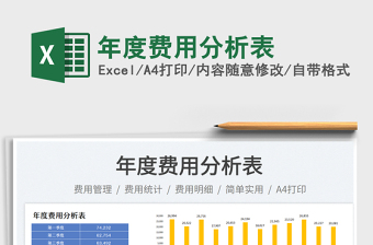 年度費(fèi)用分析表免費(fèi)下載