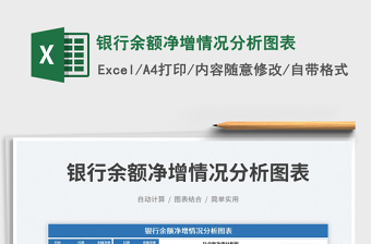 銀行余額凈增情況分析圖表免費(fèi)下載