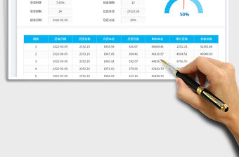 貸款還款計(jì)劃表免費(fèi)下載