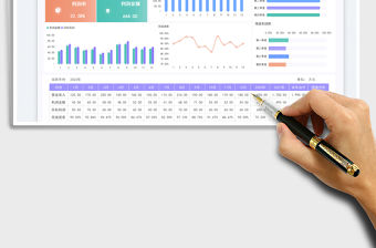 2023年度財務報表-對比分析表免費下載